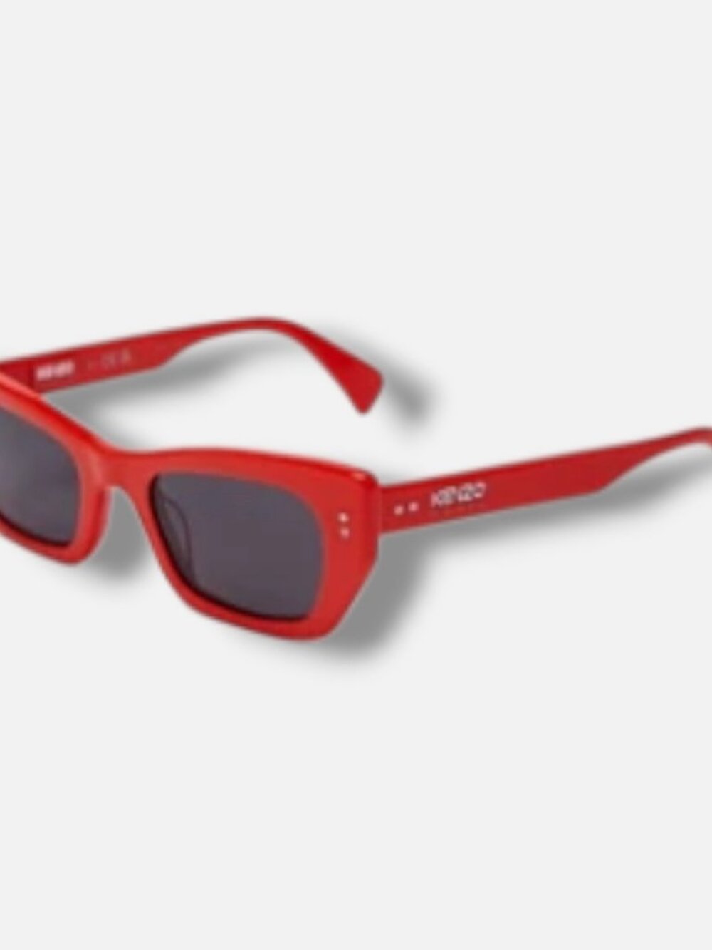 Kenzo Men's Red Boke Flower Rectangular Sunglasses Shades Sz 51-21-145